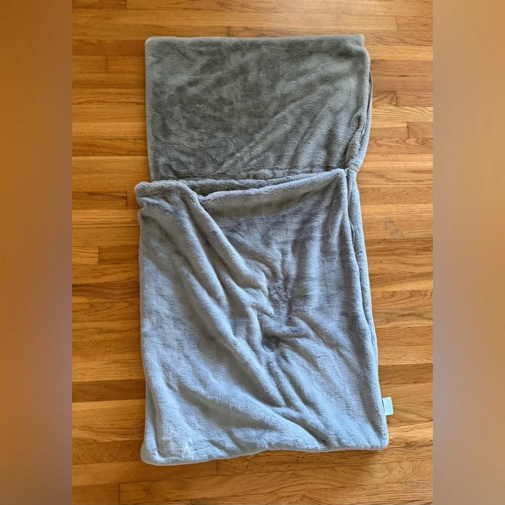 Saranoni Grand Faux Fur sleeping bag in Snow Fox gray - Picture 4 of 5